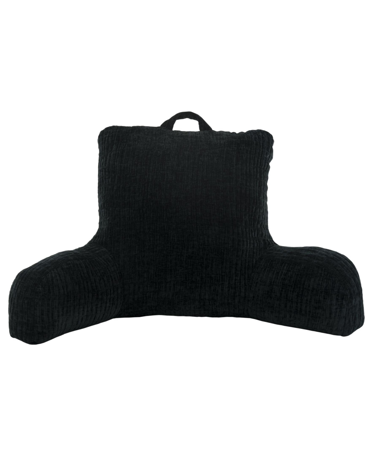 Arlee Home Fashions Sutton Place Singer Backrest Pillow, 33" X 18" In Black