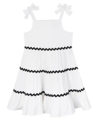Rare Editions Toddler and Little Girls Ric-Rac A-Line Dress - Macy's