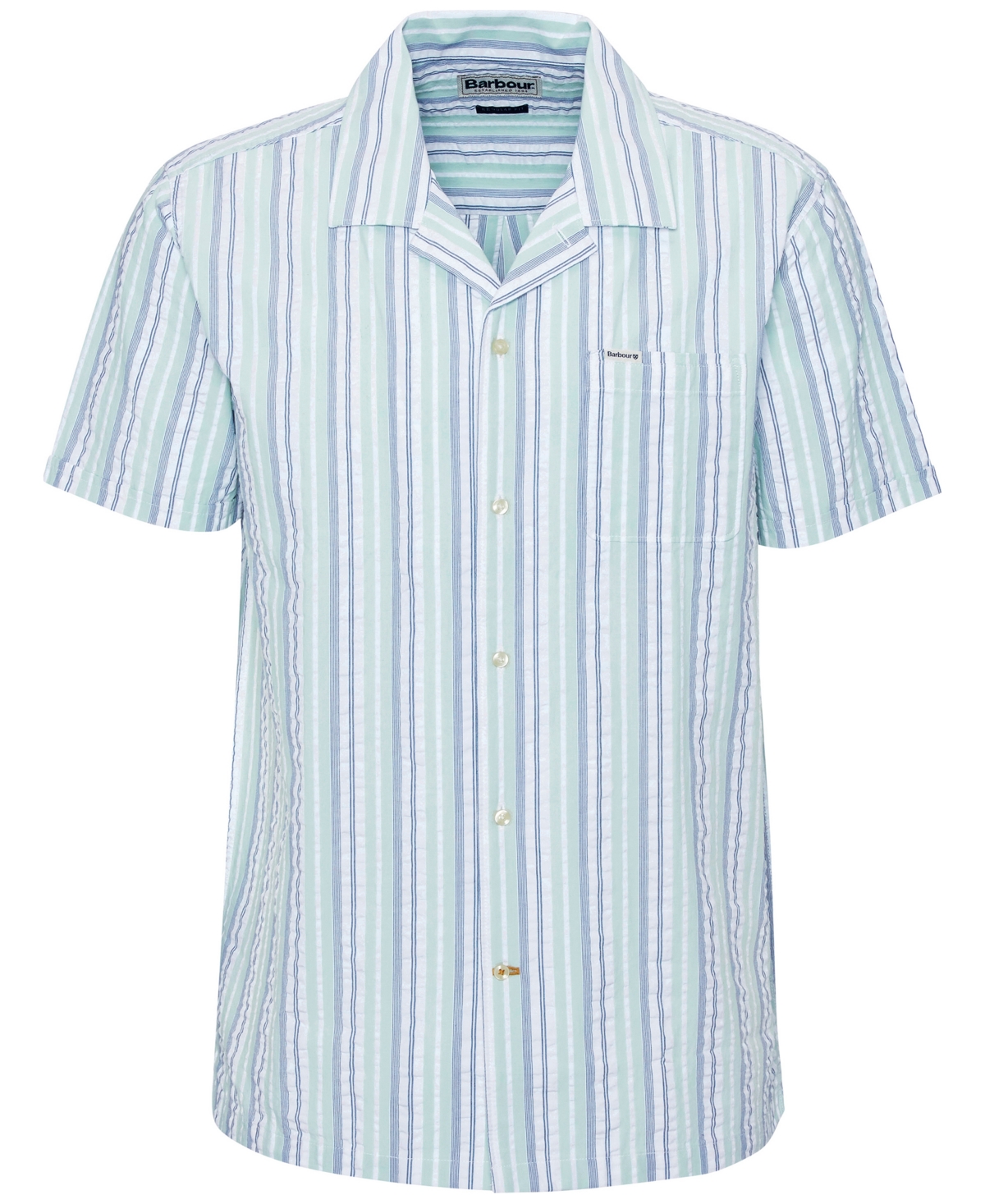 Barbour Beechcroft Regular Fit Short Sleeve Camp Shirt