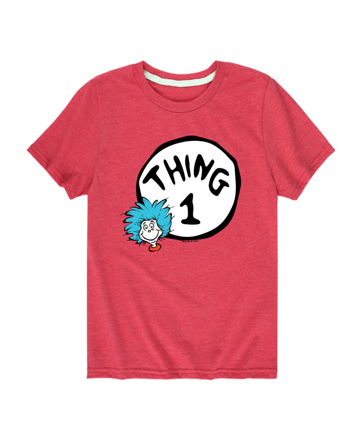 Shop Hybrid Big Boys Thing 1 Graphic T-shirt In Red