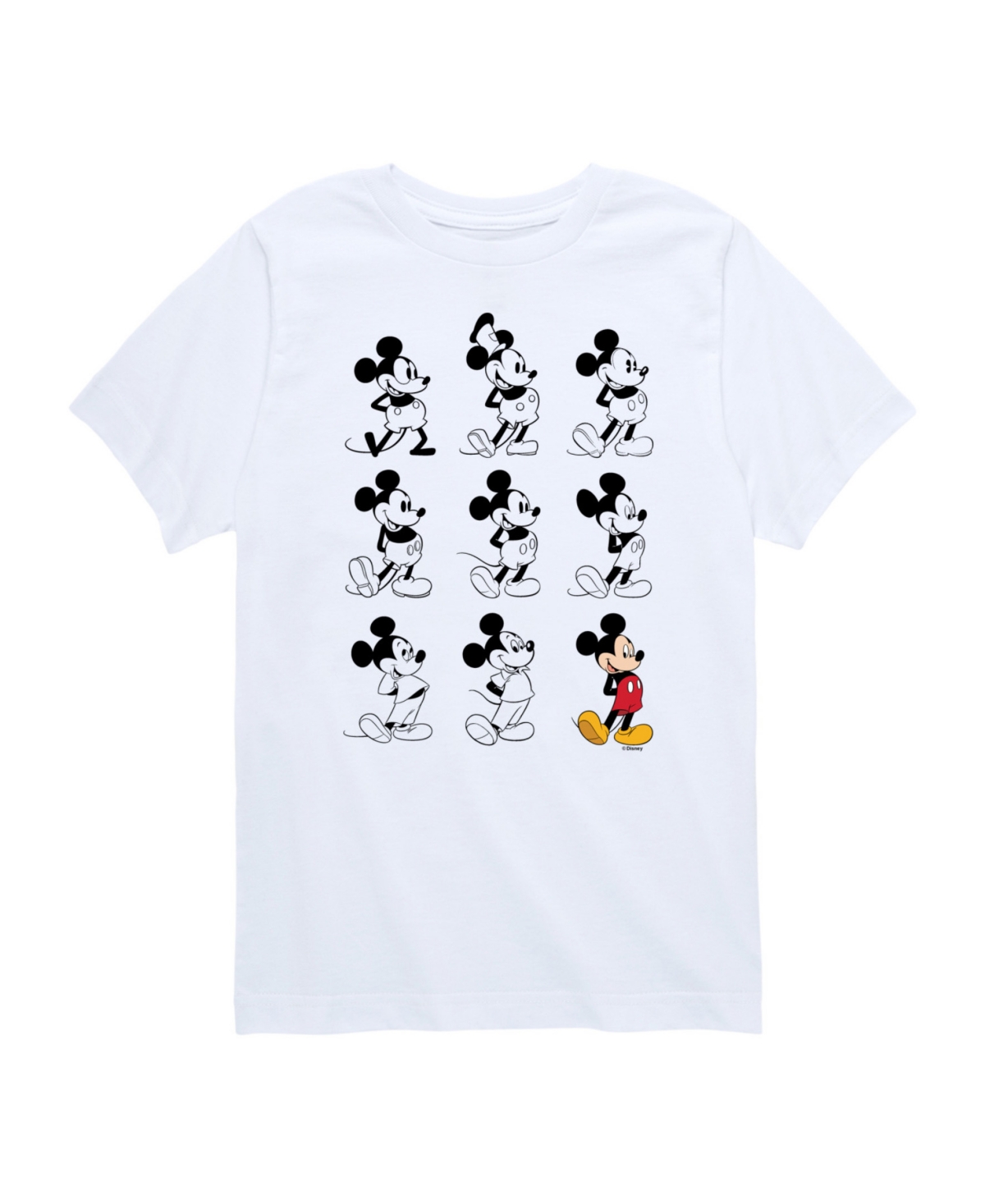 Shop Hybrid Big Boys Disney Mickey Mouse Graphic T-shirt In White