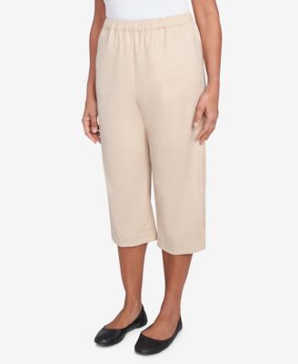 Women's Catalina Island Patch Pocket Elastic Waistband Capri Pants