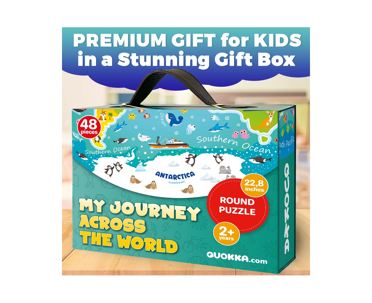 Quokka Floor Puzzles for Kids - Large Giant Educational Toddler Puzzles Ages 2-4