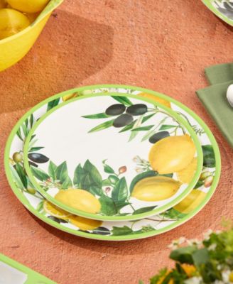 Limone Melamine 6-Pc. Salad Plates, Service For 6