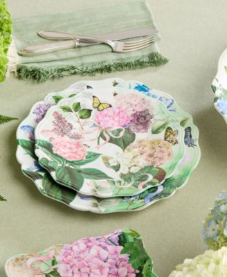 Garden Path Melamine 4-Pc. Salad Plates, Service For 4