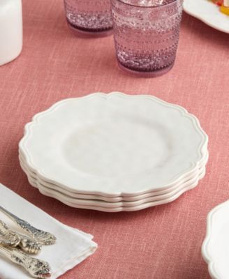 Isabella Crackle Melamine 4-Pc. Salad Plates, Service For 4
