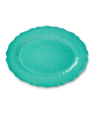 Isabella Crackle Melamine Platters, Set of 2