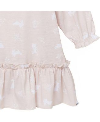 Toddler Girls 2-Pack Short Sleeve Nightgowns, Flamingoes, 5T