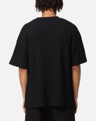 Men's Karl Knit T-Shirt, Black, XS