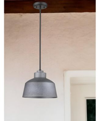 Barnes 1-Light Gray Convertible Pendant