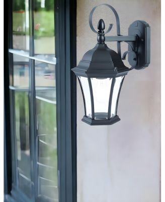 Wall Mounted Swing Arm Hanging Lantern Sconce for Home and Porch Decor