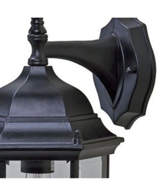 Adjustable Swing Arm Wall Light with Clear Glass Shade for Home Decor