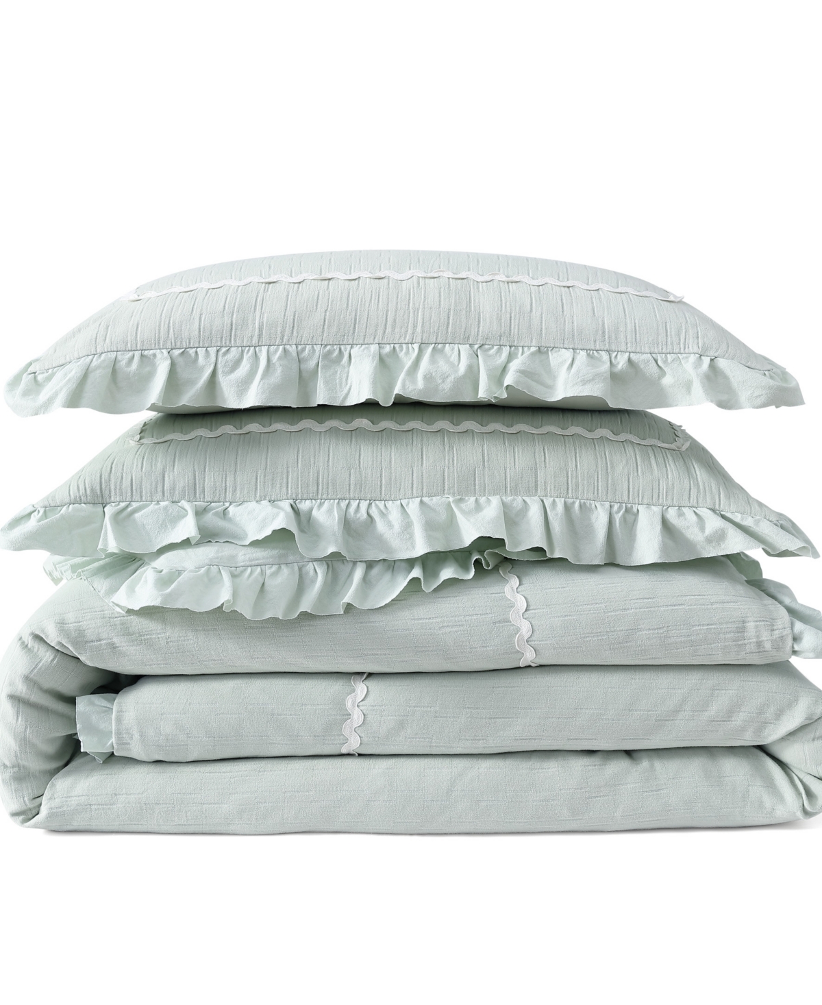 Chf Rene Ruffle 3-pc. Comforter Set, King In Green