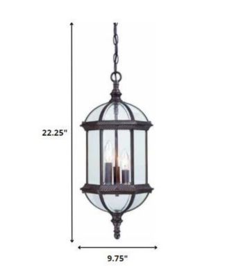 Three-Light Eastern Lantern Hanging Light – Elegant Pendant for Any Space