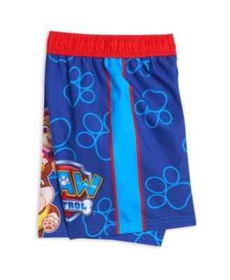 Boys Pullover Rash Guard and Swim Trunks Outfit Set