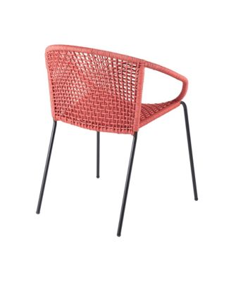 Set of Two Metal Dining Chairs – Outdoor Seating for Deck, Porch & Garden