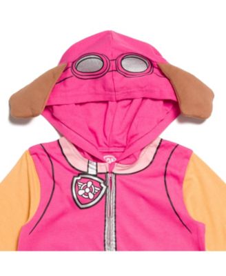 Boys Nickelodeon Skye Chase Marshall Zip Up Cosplay Coverall to