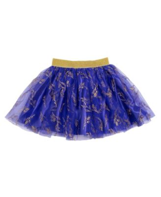 Little Girls Disney Princess Moana T-Shirt Tulle Skirt and Scrunchie 3 Piece Outfit Set