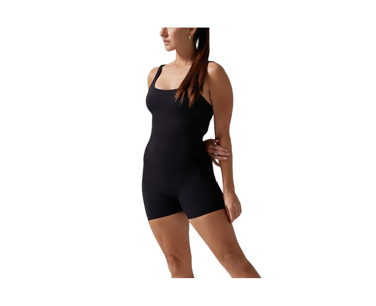 Women's Short Bodysuit - Hot coral