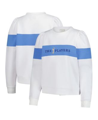 Smith & Quinn - Women's White THE PLAYERS Peggy Oversized Pullover Sweatshirt