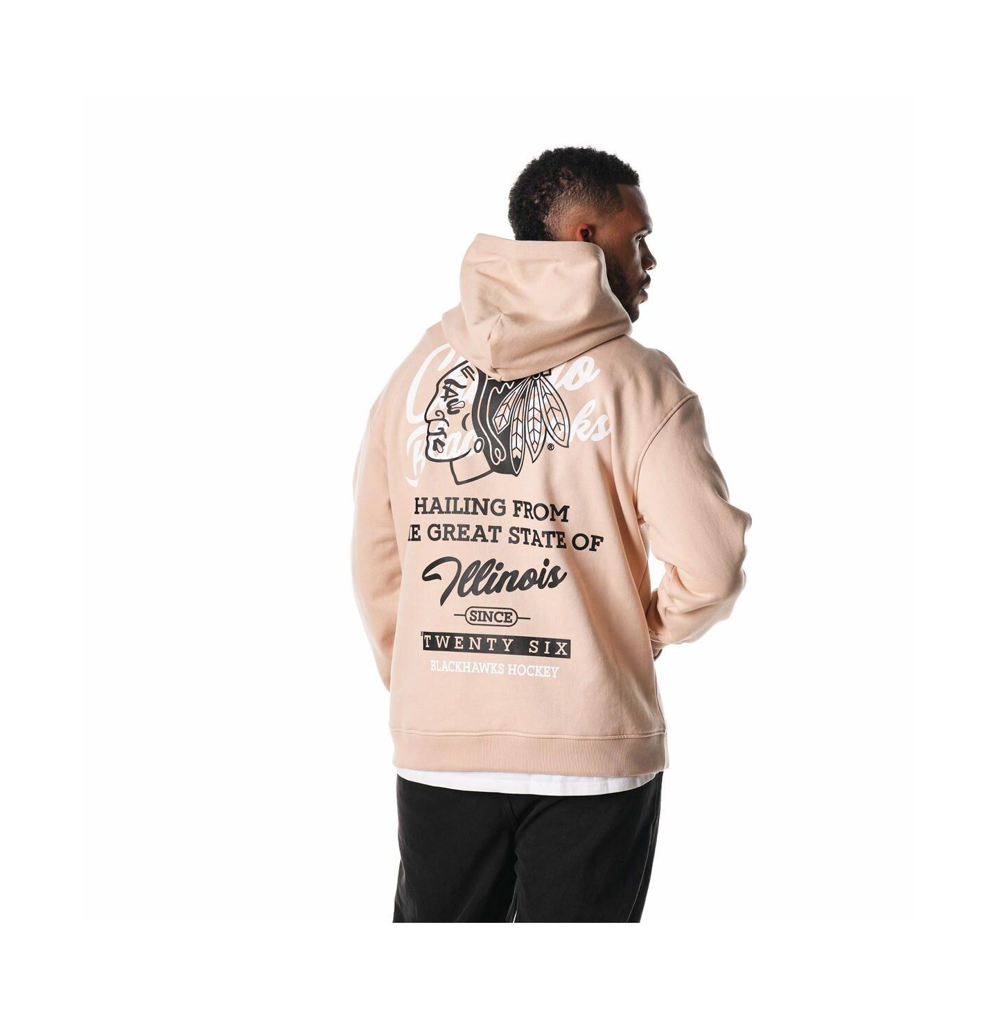 Худи The Wild Collective Cream Chicago Blackhawks Pullover — фото 2
