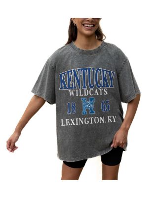 Women's Grey Kentucky Wildcats Oversized Snow Wash T-Shirt