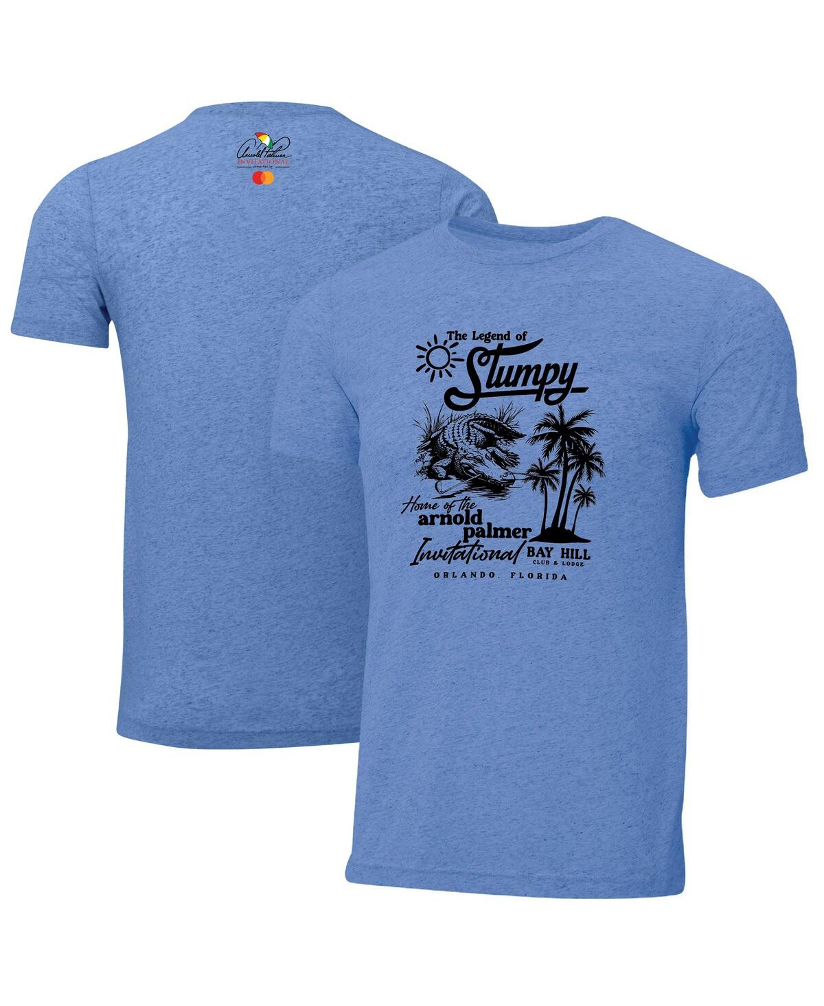 Men's Blue Arnold Palmer Invitational Instant Classic Tri-Blend T-Shirt - Heather Blue
