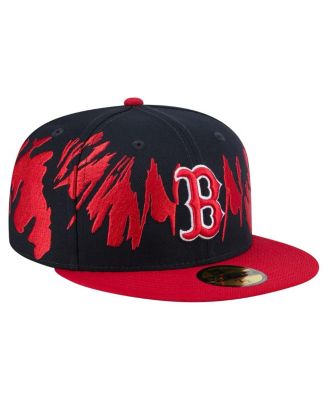 Men's Navy/Red Boston Red Sox Retro Pattern 59FIFTY Fitted Hat