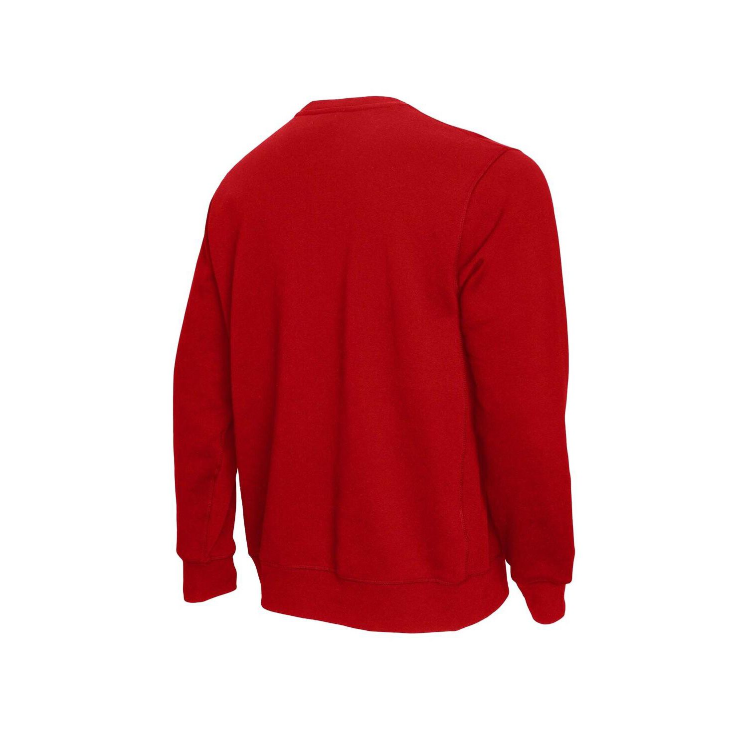 Men's Red Wisconsin Badgers Elite Script Pullover Sweatshirt
