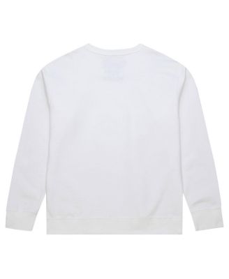 Men's Light White New York Giants The Crest Pullover Sweatshirt