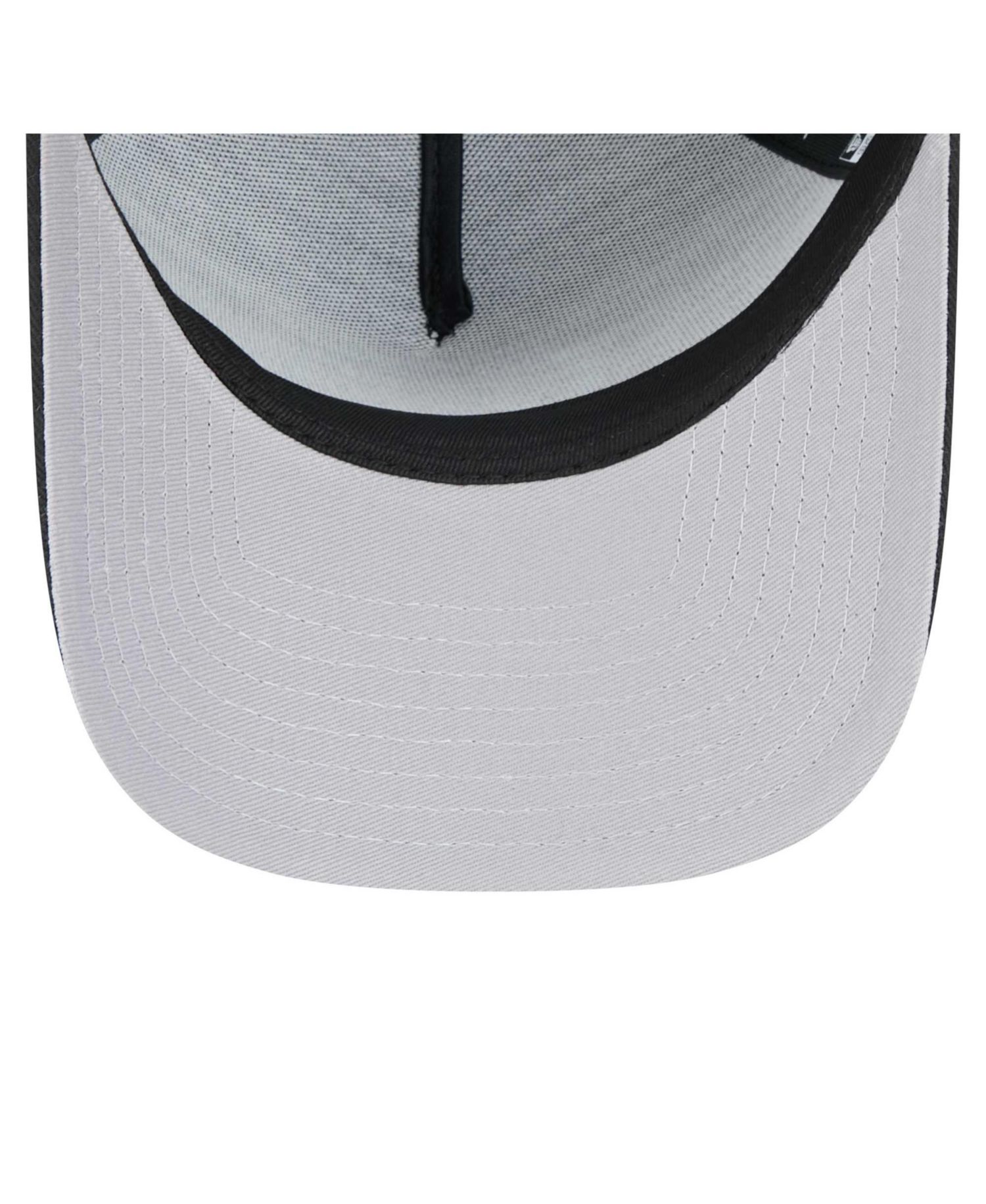 Men's Black Miami Marlins 9FORTY A-Frame Adjustable Hat