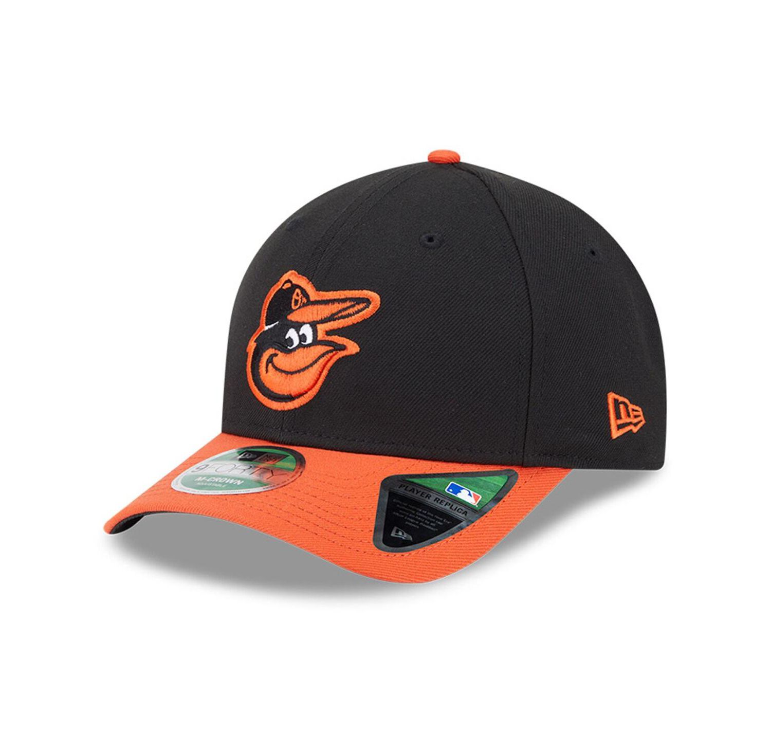 Men's Black Baltimore Orioles Player Replica 9FORTY Adjustable Hat