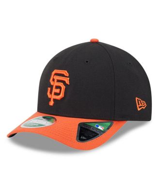 New Era - Men's Black/Orange San Francisco Giants Player Replica 9FORTY Adjustable Hat