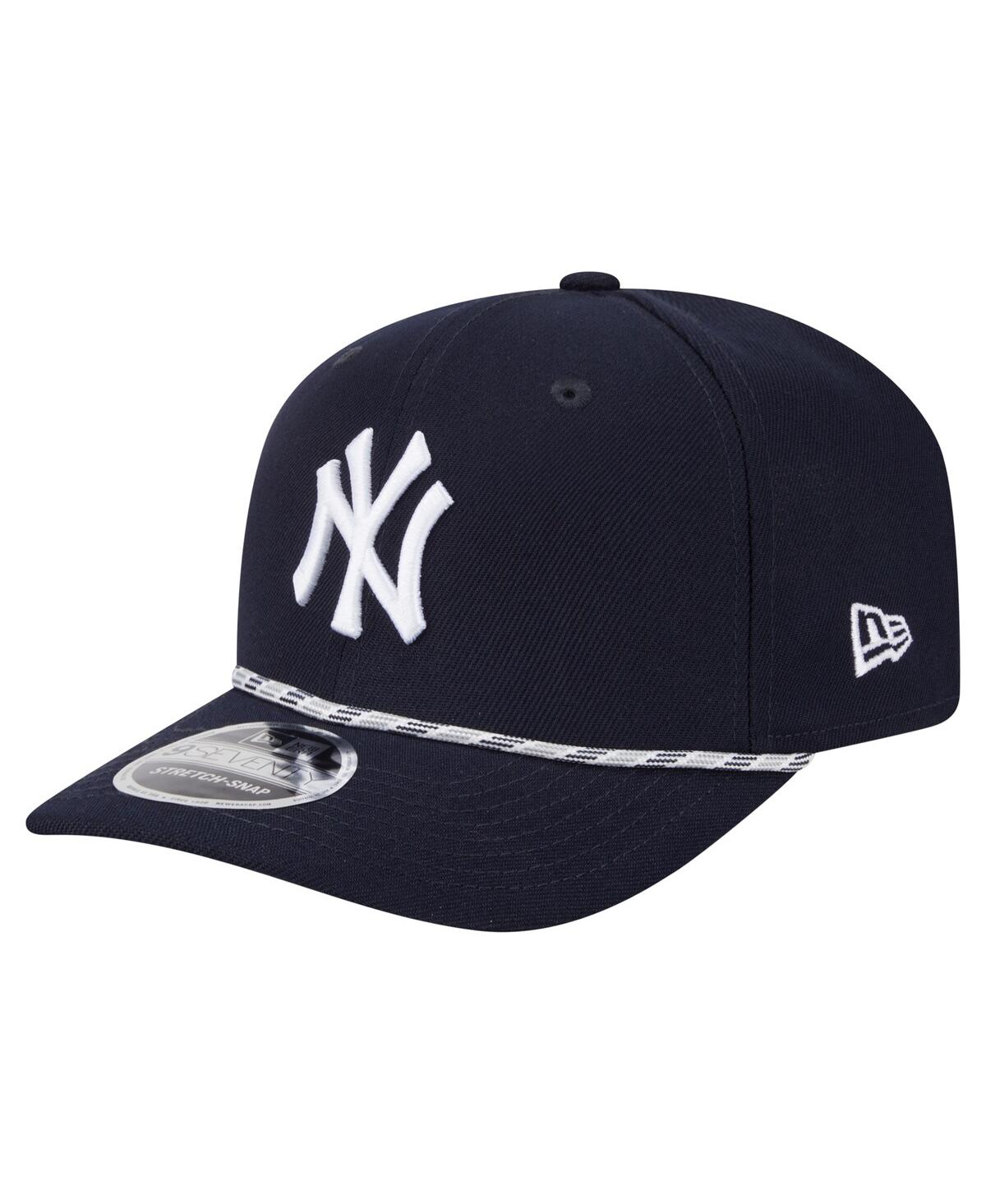 NEW ERA MEN'S NAVY NEW YORK YANKEES MULTI-ROPE 9SEVENTY STRETCH-SNAP HAT 