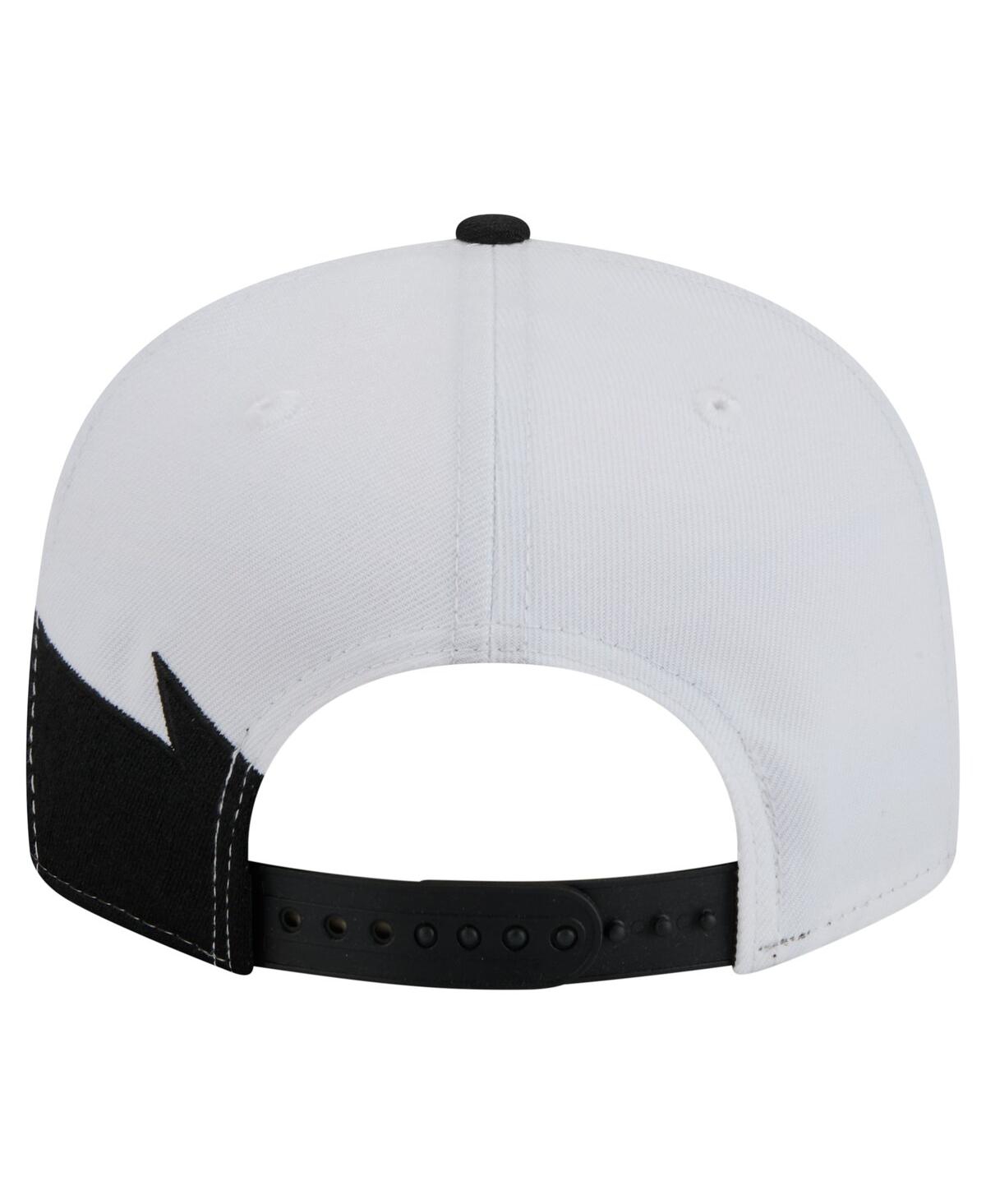 NEW ERA MEN'S BLACK/WHITE BALTIMORE ORIOLES JAGGED 9FIFTY SNAPBACK HAT 