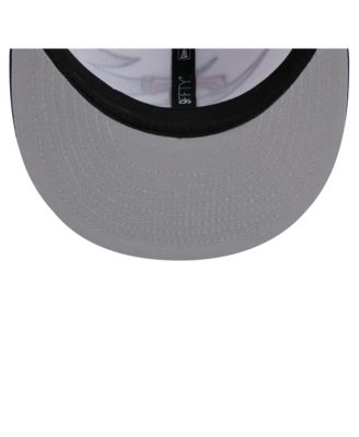 Men's Royal/White Texas Rangers Jagged 9FIFTY Snapback Hat