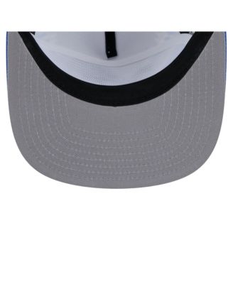 Men's Gray/Blue Detroit Lions Throwback Dye Golfer Snapback Hat