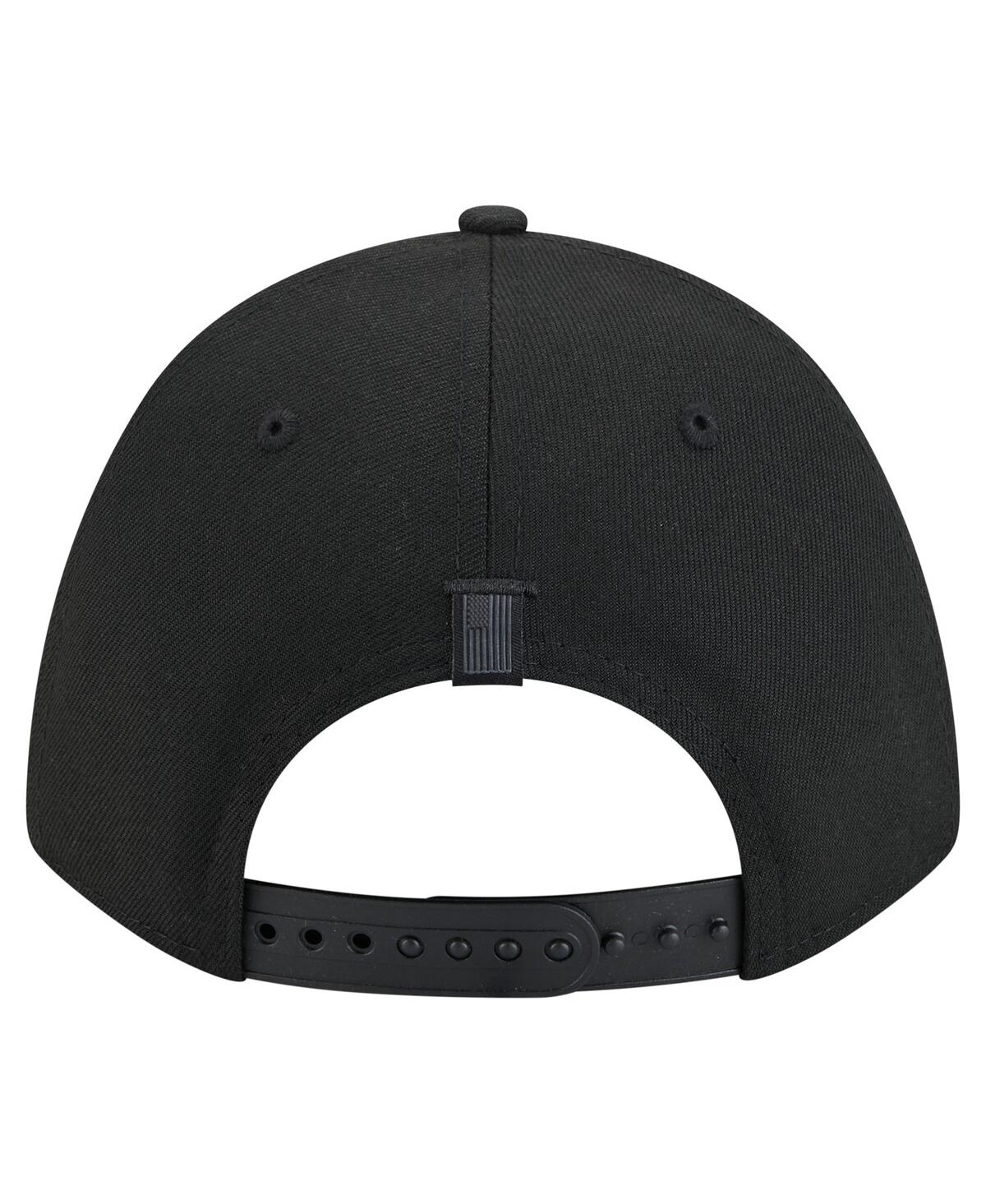 NEW ERA MEN'S BLACK LOS ANGELES LAKERS GAME DAY FLAG A-FRAME 9FORTY ADJUSTABLE HAT 
