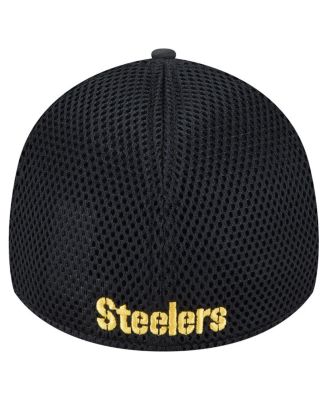 Men's Black Pittsburgh Steelers Active Camo 39THIRTY Flex Hat