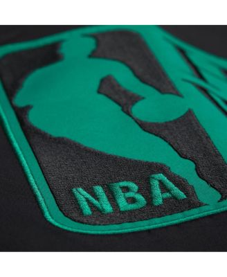 Men's and Women's Kelly Green Boston Celtics Vintage Team Origins Satin Full-Snap Jacket