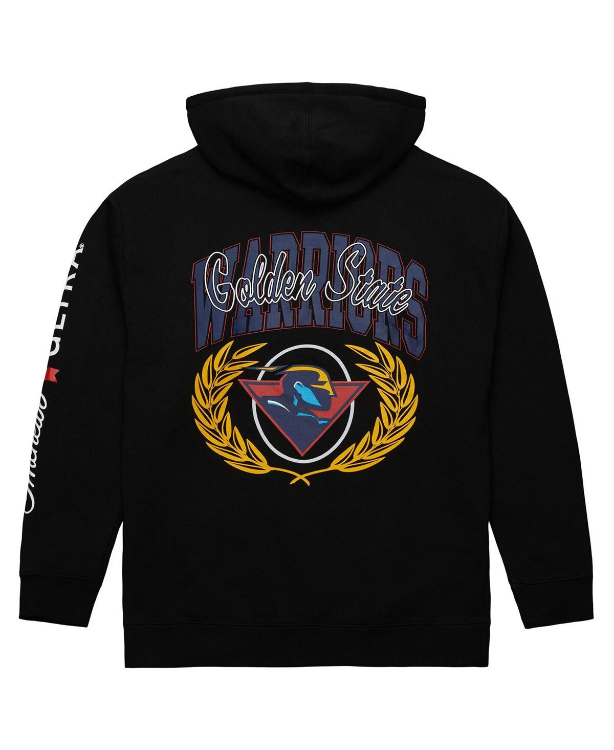 Mitchell & Ness Men's Black Golden State Warriors Nba X Michelob Ultra Swish Sip Pullover Hoodie In Black