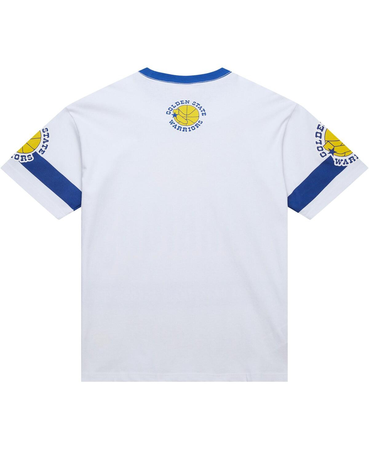 Mitchell & Ness Men's And Women's White Golden State Warriors Hardwood Classics Vintage Team Origins Premium T-shirt In White