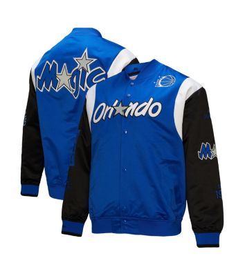 Mitchell & Ness - Men's and Women's Blue Orlando Magic Vintage Team Origins Satin Full-Snap Jacket