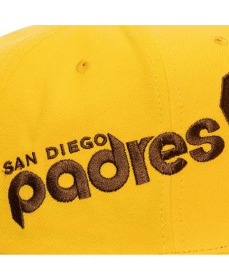 Men's Gold San Diego Padres Big Time Coop Snapback Hat