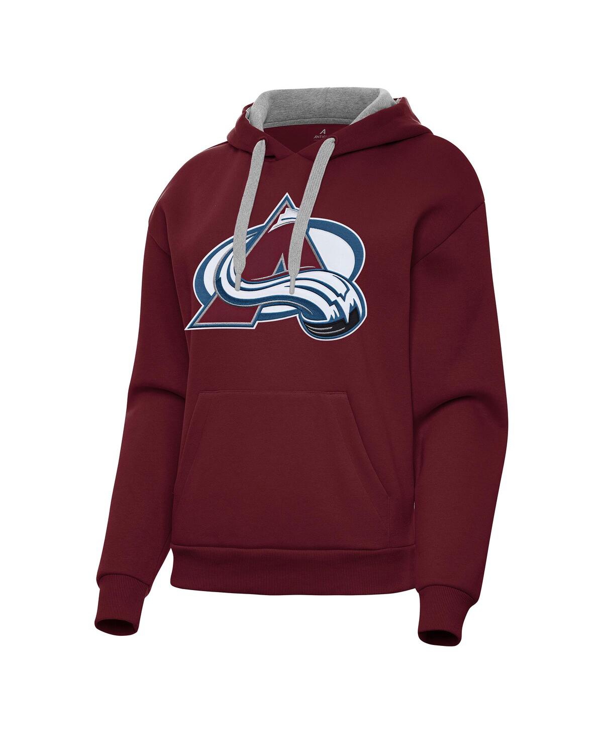Women's Burgundy Colorado Avalanche Victory Pullover Hoodie - Burgundy