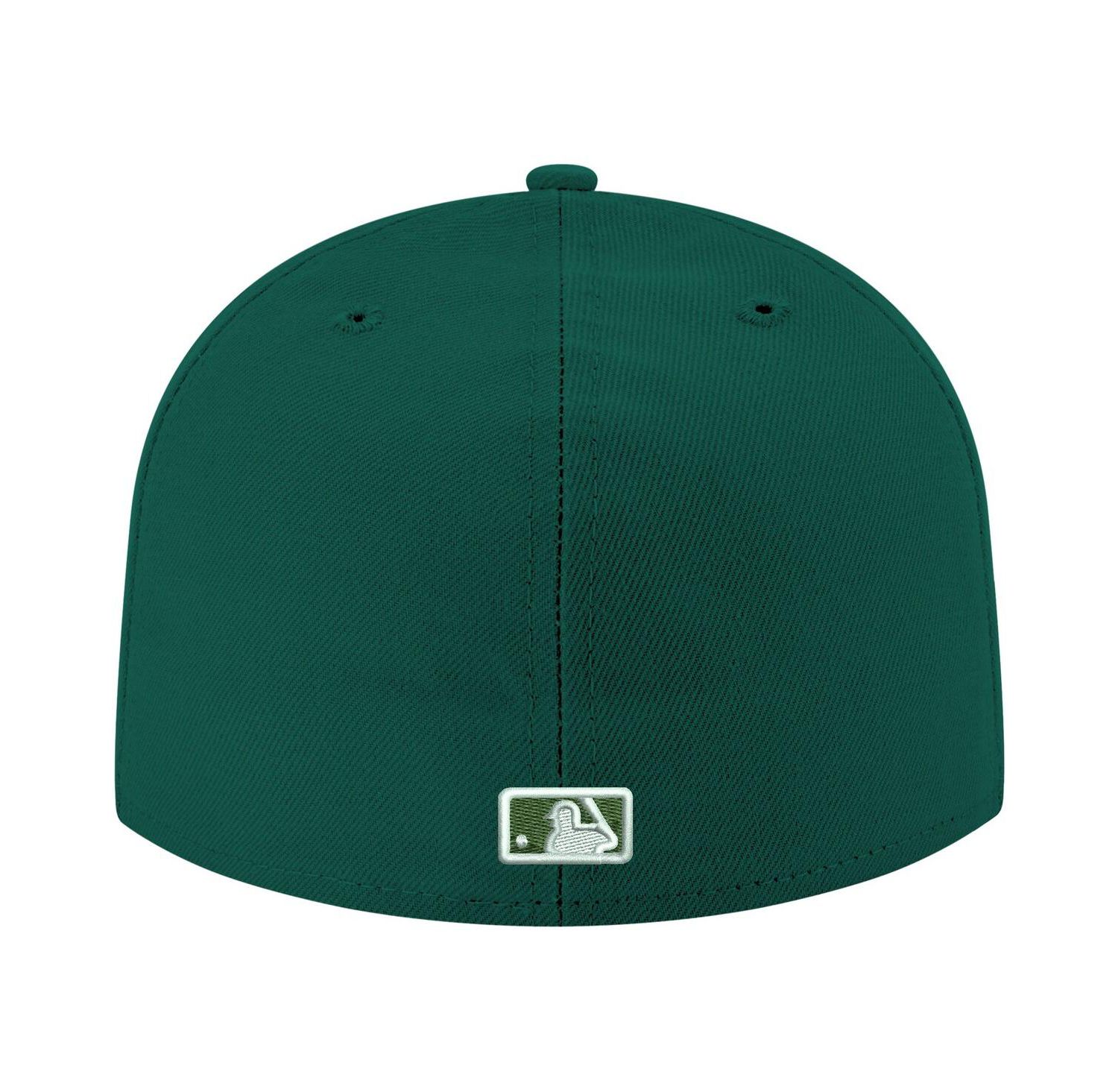 Men's Green Chicago Cubs White Logo 59FIFTY Fitted Hat