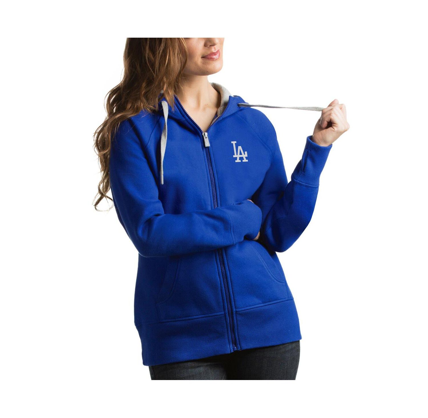 Women's Royal Los Angeles Dodgers Victory Full-Zip Hoodie