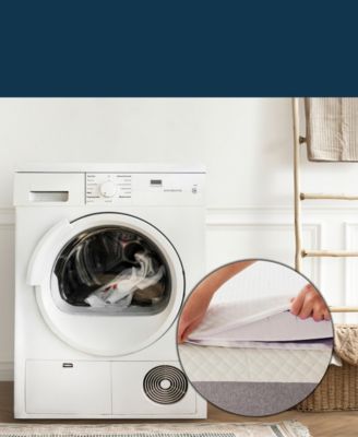 1" Medium Firm Mattress Topper with Breathable Cover, Queen