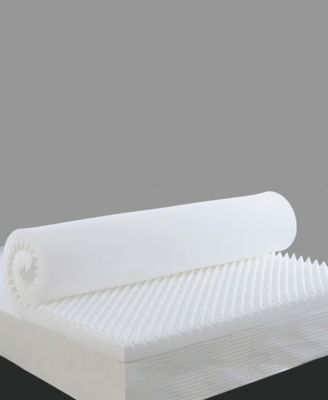 3" Convoluted High Density Foam Mattress Topper, Full
