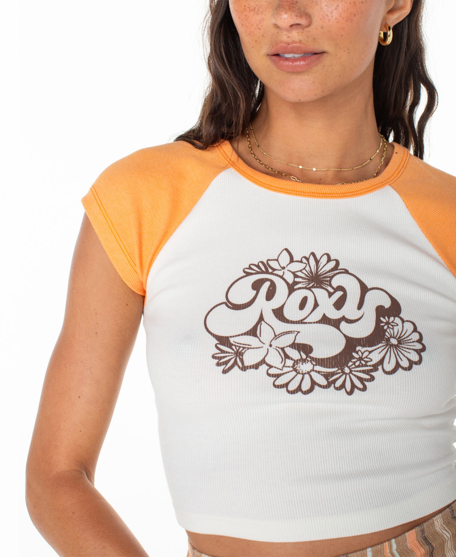 Women's Paraiso Colorblocked Slim Cropped T-Shirt